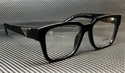 Prada Pr 08Zv 1Ab1O1 Black Men'S 52 Mm Eyeglasses