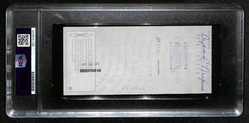 Johnny Unitas Hof Signed/Auto 2000 Bank Check