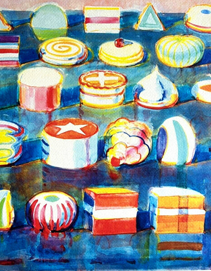 Wayne Thiebaud Lithograph