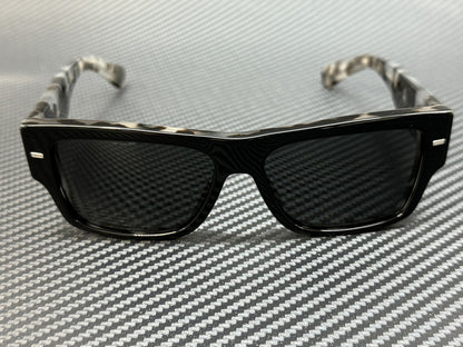 DOLCE & GABBANA DG4451 340387 Havana Dark Grey Men's 57 mm Sunglasses