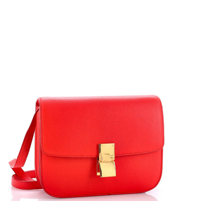 Celine Classic Box Bag Grainy Leather Medium