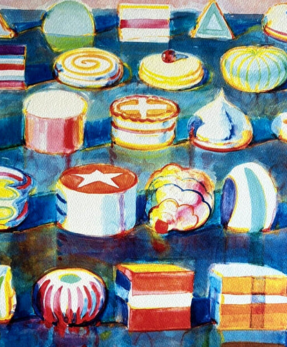 Wayne Thiebaud Lithograph