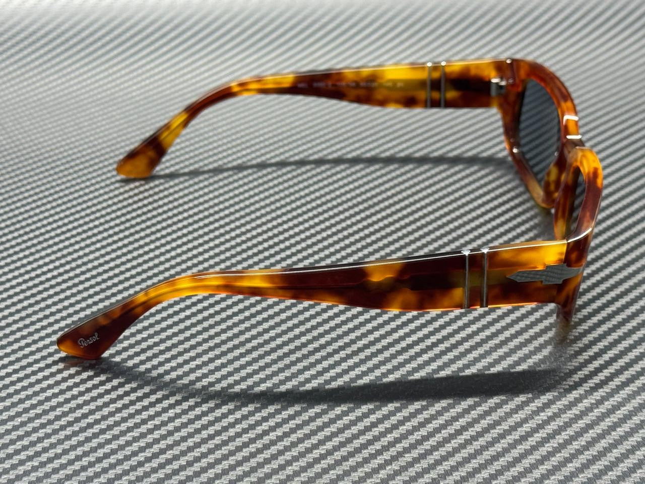 PERSOL PO3385S 106 56 Brown Tortoise Blue Unisex 55 mm Sunglasses