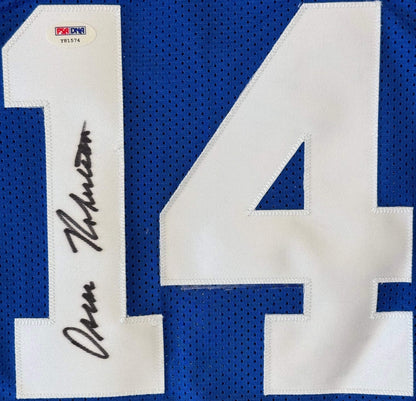 Oscar Robertson Autographed Royals Custom Jersey (Psa)