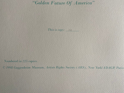 Robert Indiana Lithograph Guggenheim