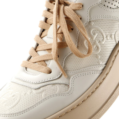 Gucci Chunky B Sneakers Gg Embossed Perforated Leather
