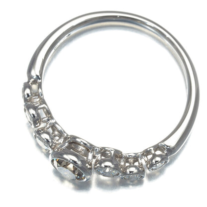 Kashikey Ring Bezel Diamond 0.30Ct/0.20Ct Us6.5 900 Platinum