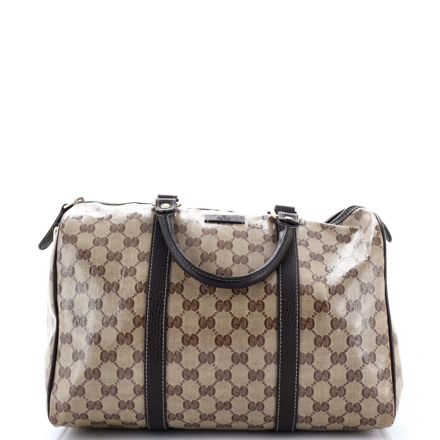Gucci Joy Boston Bag Gg Coated Canvas Medium