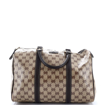 Gucci Joy Boston Bag Gg Coated Canvas Medium