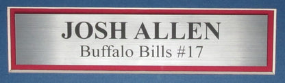 Josh Allen Autographed White Custom Football