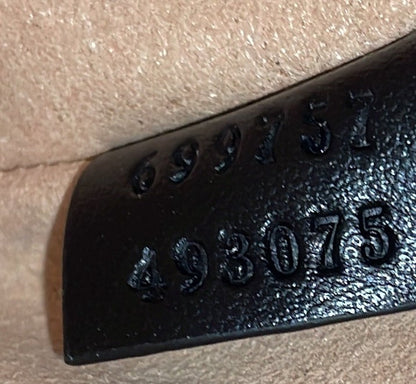 Gucci Gg Marmont Flap Belt Bag Matelasse Leather