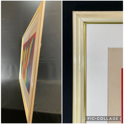 Ay-O Original Screenprint 1980 "Flying Birds" Rainbow Artist Proof Signed Japan