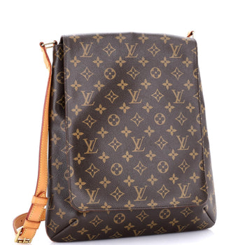 Louis Vuitton Musette Salsa Handbag Monogram Canvas Gm