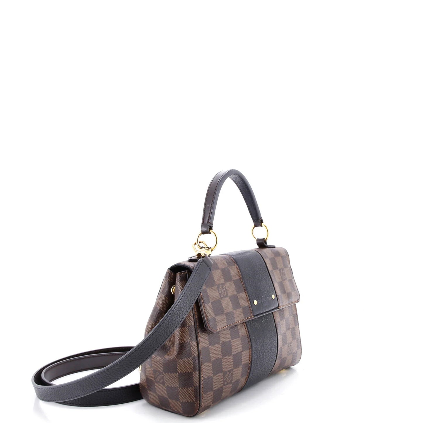 Louis Vuitton Bond Street Handbag Damier With Leather Bb