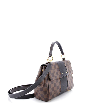 Louis Vuitton Bond Street Handbag Damier With Leather Bb