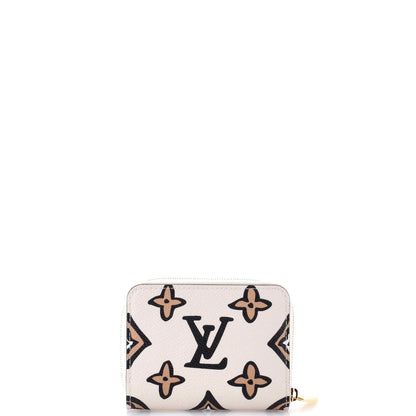 Louis Vuitton Zippy Coin Purse Wild At Heart Monogram Giant