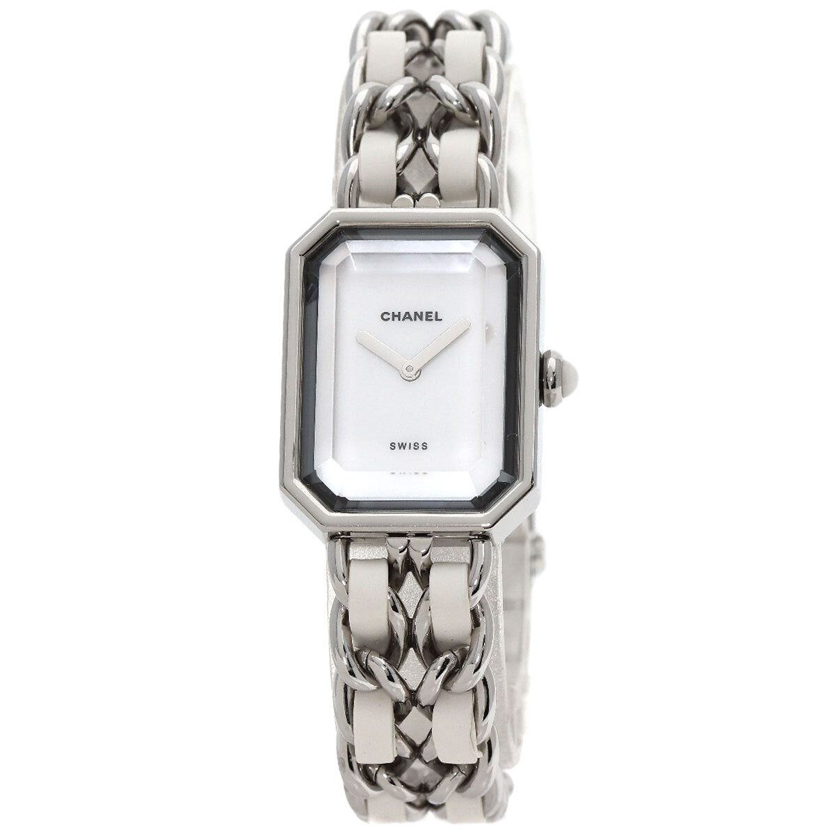 Chanel Premiere M Watches H1639 Stainless Steel/Ssxleather Ladies