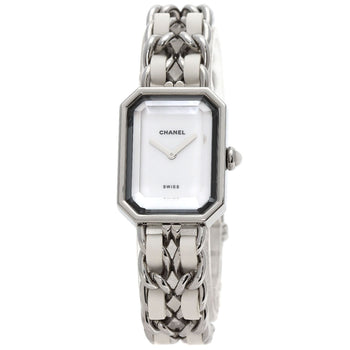 Chanel Premiere M Watches H1639 Stainless Steel/Ssxleather Ladies