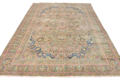 Handmade Semi Antique Muted Color 6X9 Ft