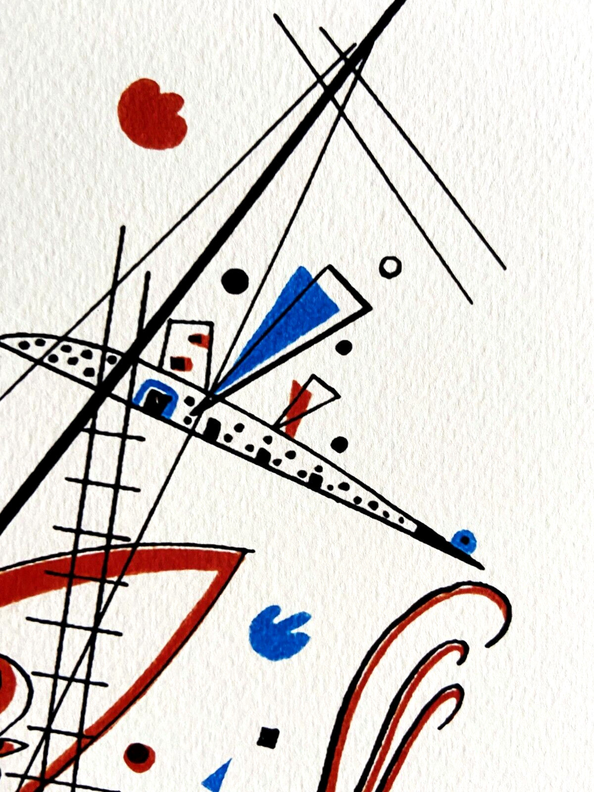 Wassily Kandinsky Lithograph Coa Museum - Piet Mondrian Paul Klee