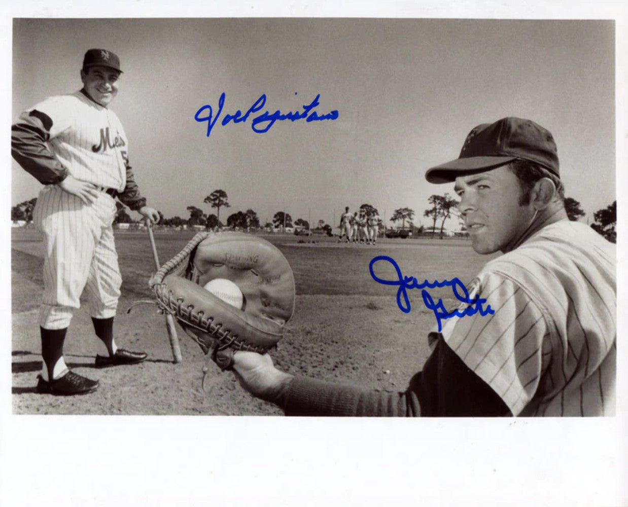 Joe Pignatano And Jerry Grote Autographed 8X10 Photo
