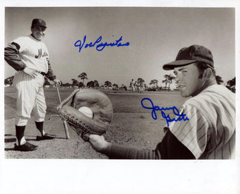 Joe Pignatano And Jerry Grote Autographed 8X10 Photo