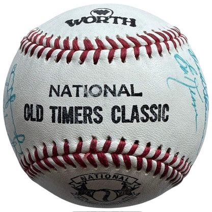 National League Old Timers Autographed Baseball