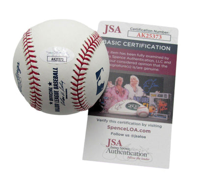 W James Cobbin Autographed Oml Baseball Negro League Ny Black Yankees Jsa 179746