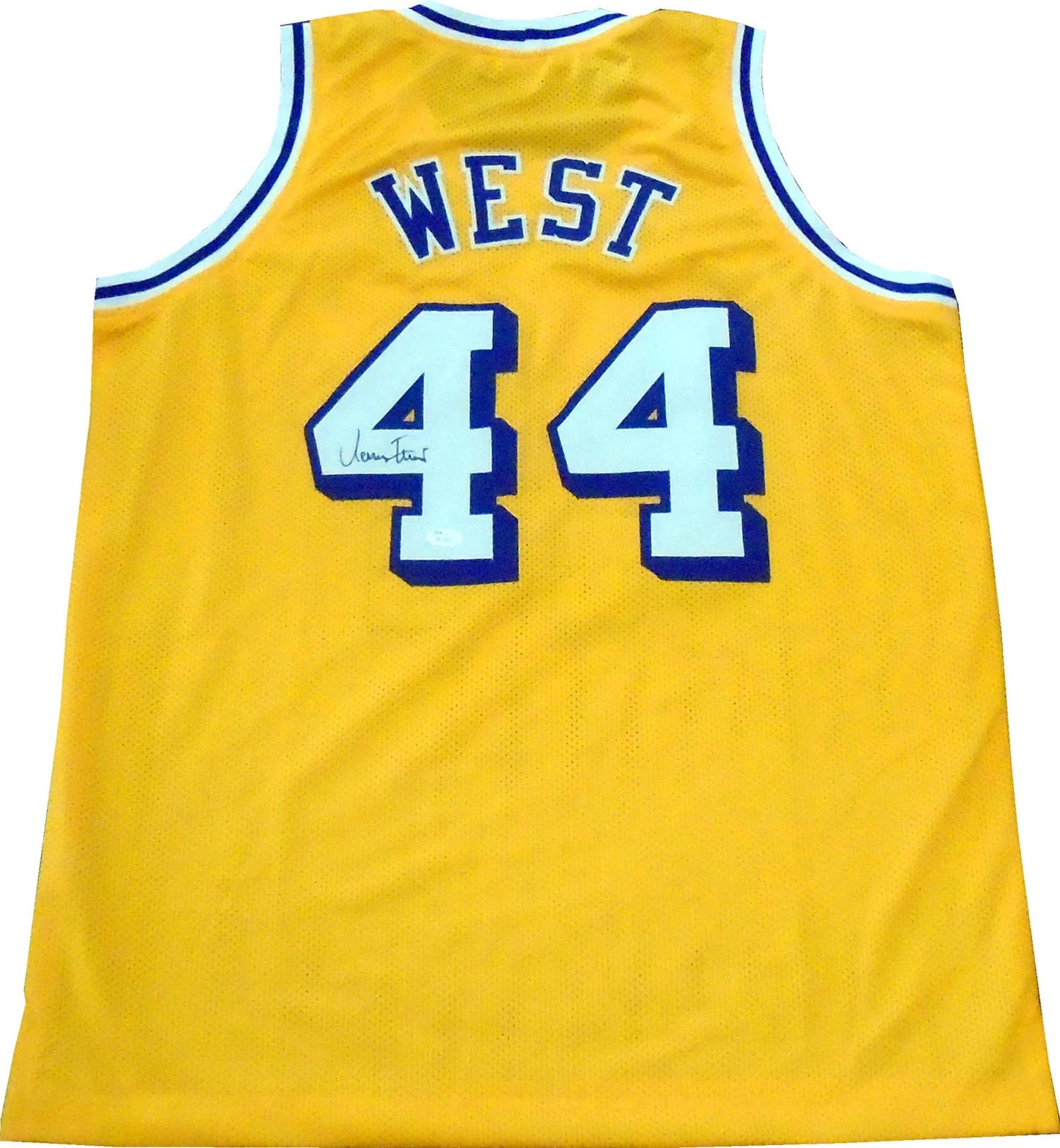 Jerry West Autographed Los Angeles Lakers Jersey (Jsa)