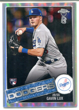 Gavin Lux 2020 Bowman Chrome Rookie Card #85Tc-5