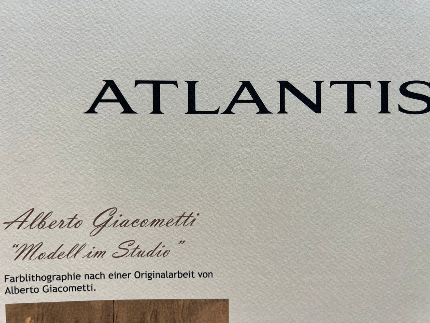 Alberto Giacometti Lithograph Coa -Original Numbered By Hand Signed