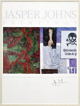 Jasper Johns Signed Poster 