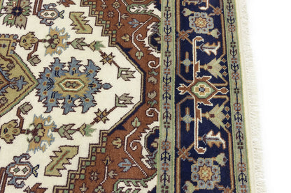 8X10 Ft Heriz Serapi Oriental Rug Traditional