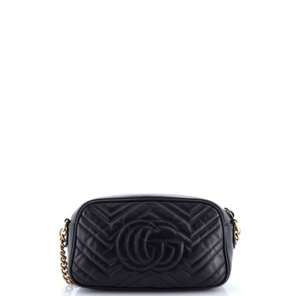 Gucci Gg Marmont Shoulder Bag Matelasse Leather Small