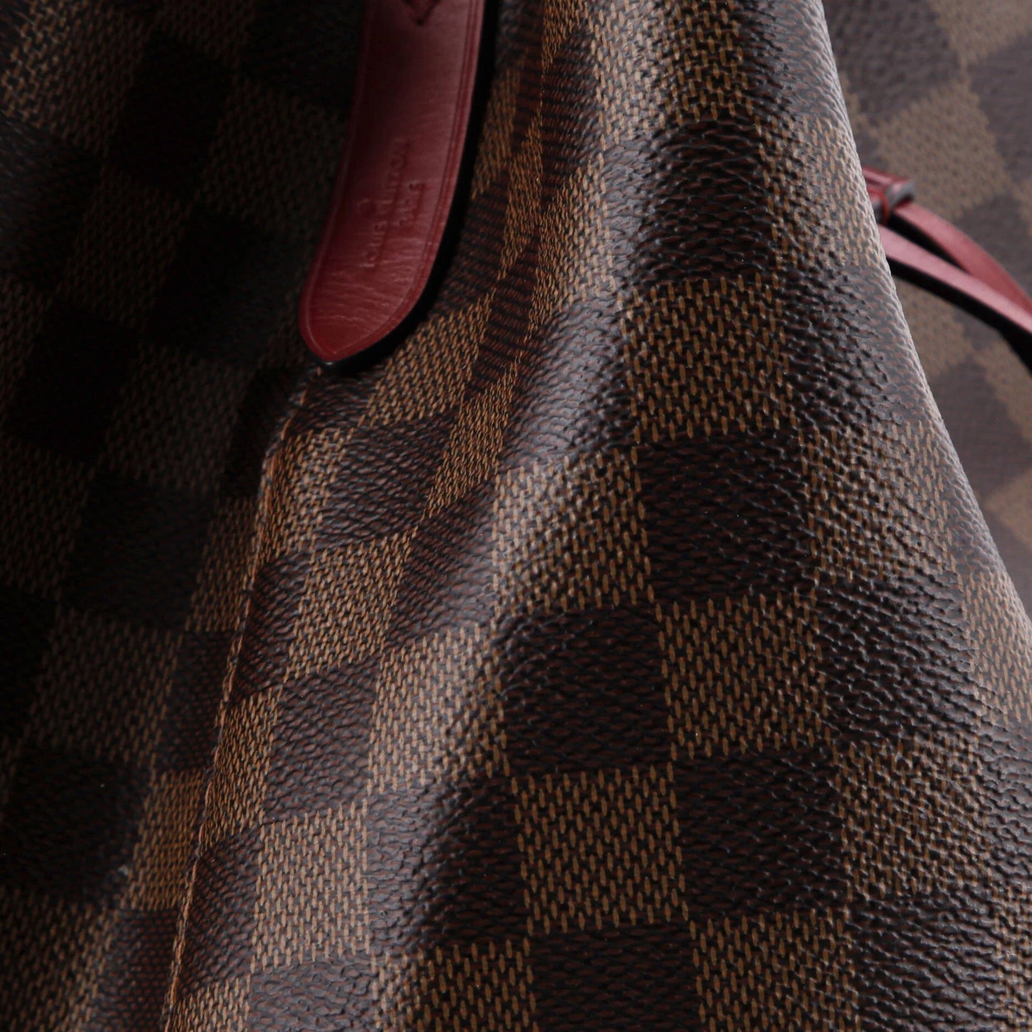 Louis Vuitton Neonoe Handbag Damier With Leather Mm