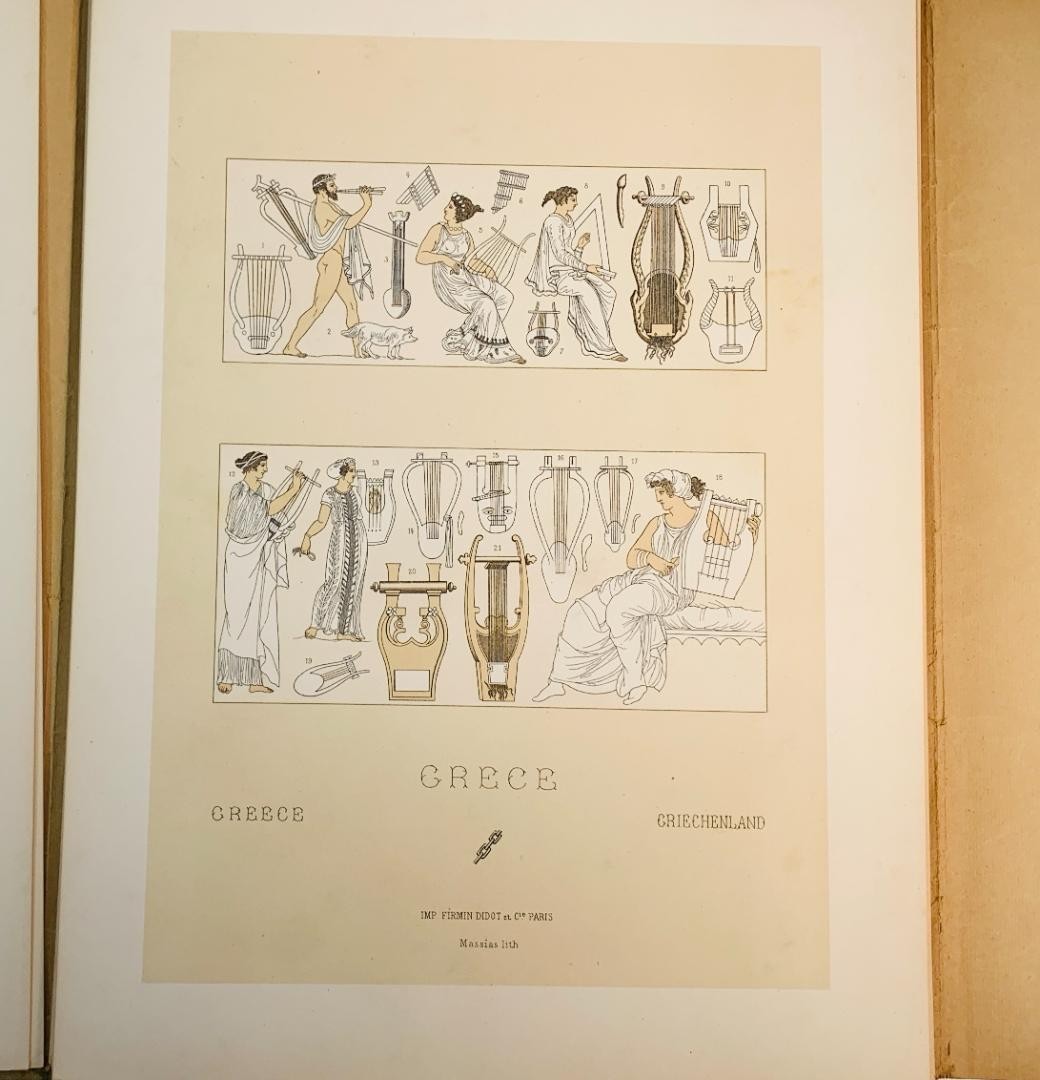 Le Costume Historique Europe I By Racinet - 19Thc French Lithograph Costume Book