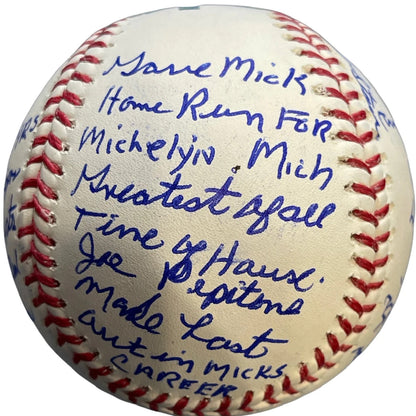 Denny Mclain Multi Inscribed Stat Signed Official Major League Baseball