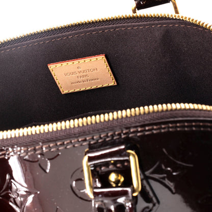 Louis Vuitton Alma Handbag Monogram Vernis Pm