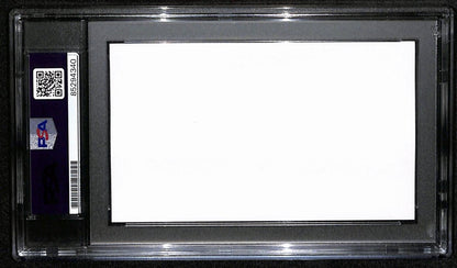 Henry Jordan Hof Signed/Auto Cut On 3X5 Card