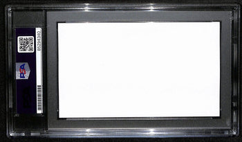 Henry Jordan Hof Signed/Auto Cut On 3X5 Card