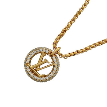 Louis Vuitton Louise By Night Gold Gp Rhinestone Necklace