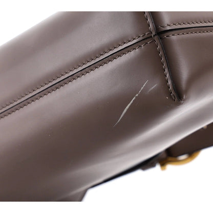 Salvatore Ferragamo Trifolio Shoulder Bag Leather East West