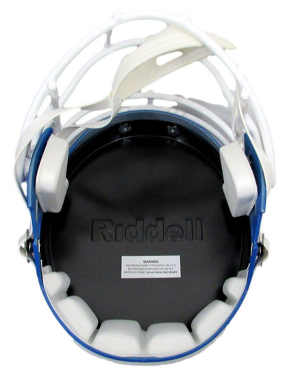 Saquon Barkley Signed Blue Sb Lix Full Size