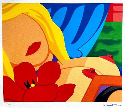 Tom Wesselmann Lithograph Coa Signed Numbered By Hand In Pencil