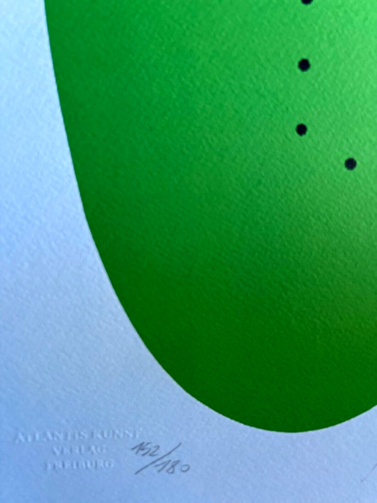 Lucio Fontana Lithograph 1978 - Signed Coa - Hand Numbered