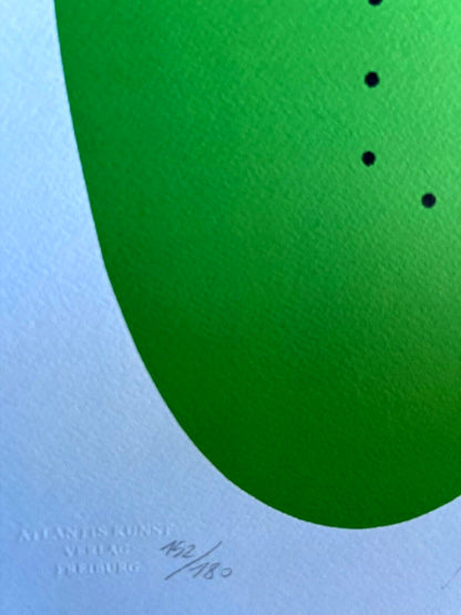 Lucio Fontana Lithograph 1978 - Signed Coa - Hand Numbered