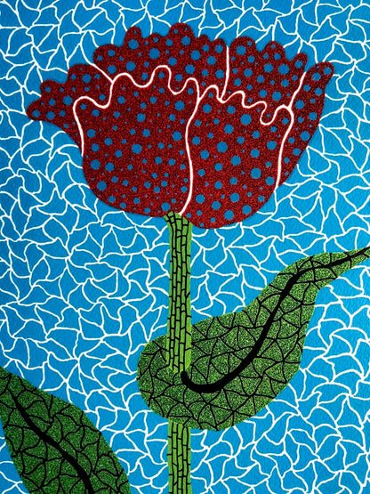 Yayoi Kusama ' Tulip ' Lithograph Mori Museum