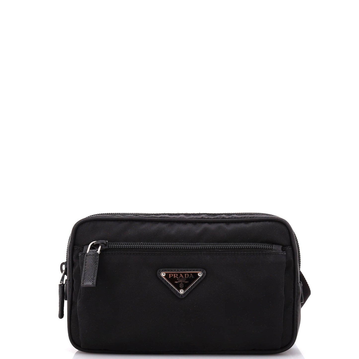 Prada Front Pocket Belt Bag Re-Nylon With Saffiano Leather