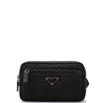 Prada Front Pocket Belt Bag Re-Nylon With Saffiano Leather