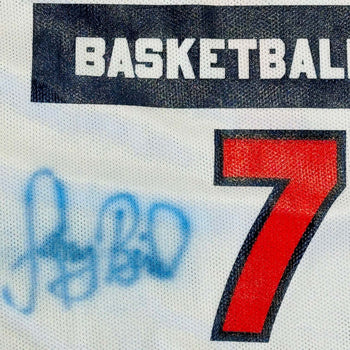 Larry Bird Signed 1992 Usa Basketball Dream Team Champion Jersey (Jsa)